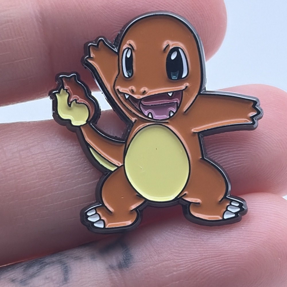 Pokemon Charmander Fire Type Lapel Hat Pin